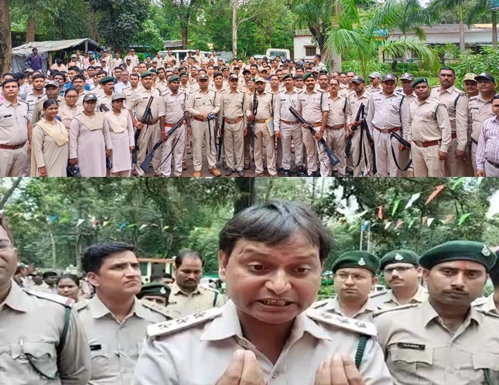 मध्यप्रदेश में वन विभाग के अमले ने सरेंडर किए हथियार, लटेरी घटना में पुलिस की कार्रवाई का विरोध - Madhya Pradesh: Forest staff surrenders weapons in protest against Leteri incident