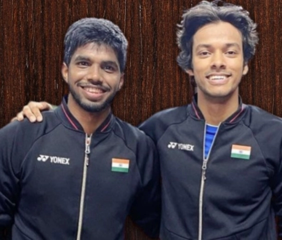 विश्व बैडमिंटन चैंपियनशिप में पहली बार पुरुष भारतीय जोड़ी ने जीता पदक - Satvik Sairaj Reddy and Chirag Shetty becomes first men pair to win medal at BWF