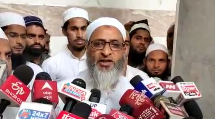 जमीयत ने कहा- 'सर तन से जुदा' मुस्लिमों का नारा नहीं, मॉब लिंचिंग पर जताई चिंता - jamiat ulema e hind national general secretary attended the meeting in muzaffarnagar