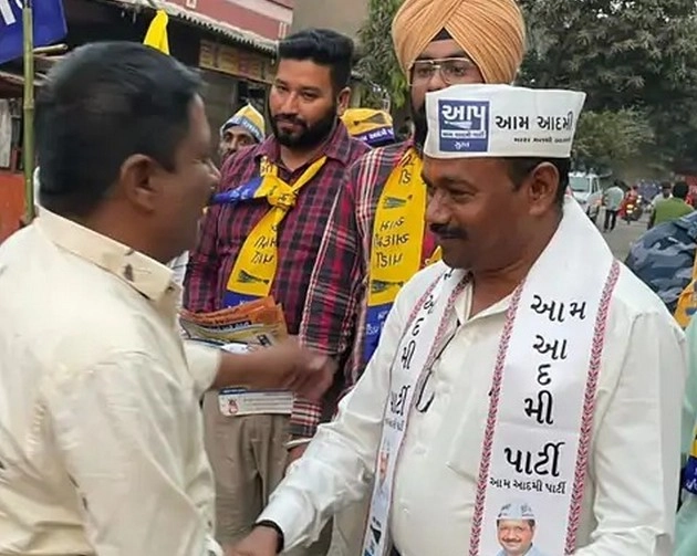Gujarat Election : सूरत में AAP प्रत्याशी को मिला राज्यसभा सांसद बनने का ऑफर, अजनबी ने किया फोन - AAP candidate got offer to become Rajya Sabha MP in Surat, stranger called