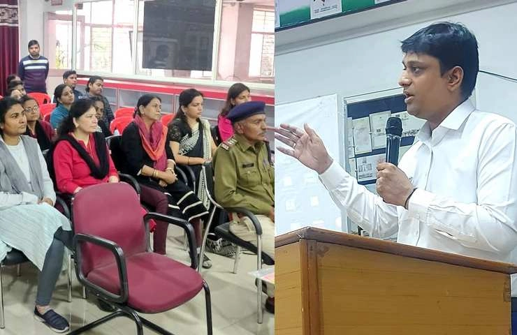 GPO में नारकोटिक्स और साइबर जागरूकता सत्र का आयोजन - Narcotics and cyber awareness session organized in GPO Indore