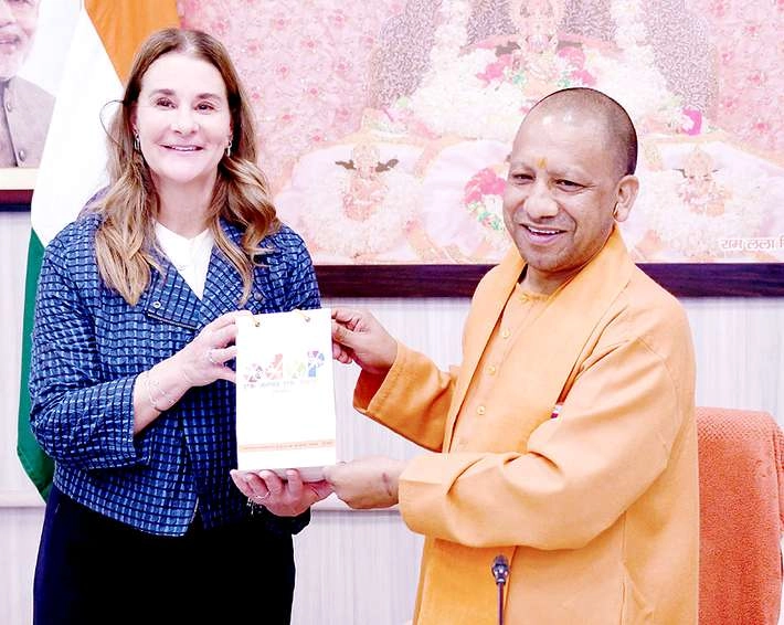 भारत ही नहीं दुनिया के लिए मॉडल है उत्तर प्रदेश - Uttar Pradesh is a model not only for India but for the world: Melinda Gates