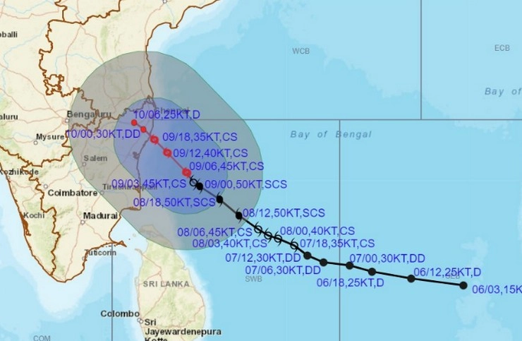 CycloneMandous updates : IMD ने 3 राज्यों के लिए जारी किया red alert, स्टैंडबाय मोड पर NDRF