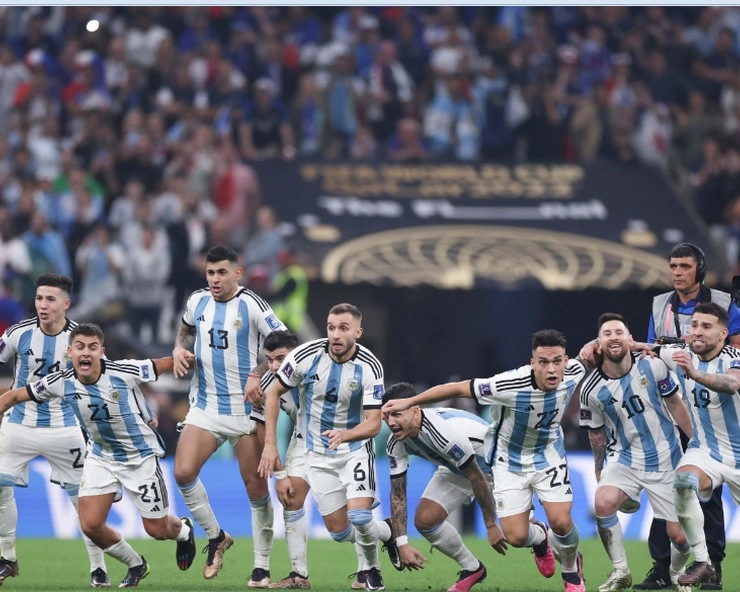 FIFA World Cup 2022 Final : अर्जेंटीना ने 36 साल बाद जीता विश्व कप, पेनल्टी शूटआउट में फ्रांस को हराया, मेसी का सपना पूरा - Argentina beat France 4-2 on penalties to win World Cup 2022