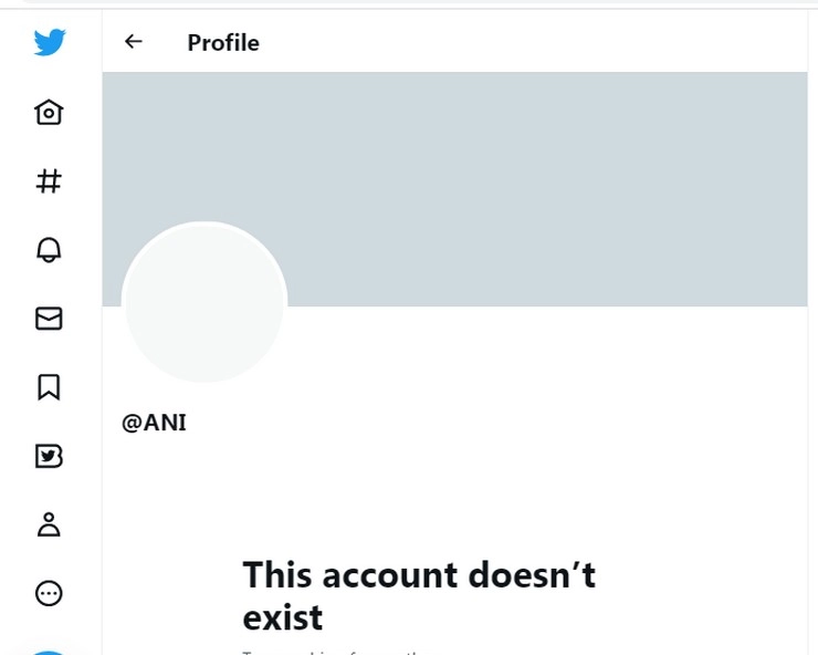 ANI Twitter Account हुआ ब्लॉक, बताया उम्र संबंधी कारण
