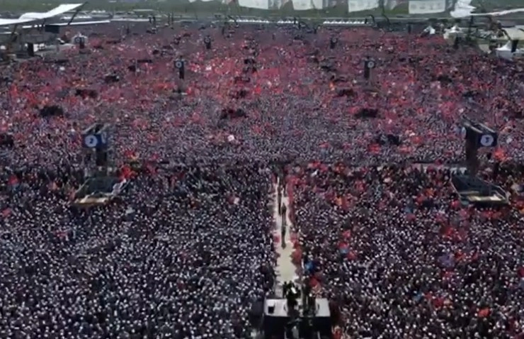 भूकंप से तबाह तुर्की के तैयप एर्दोगन की महारैली, इकट्ठा हुए 17 लाख लोग - Turkey Election: Erdogan showed strength to the world, 1.7 million people gathered in a single rally