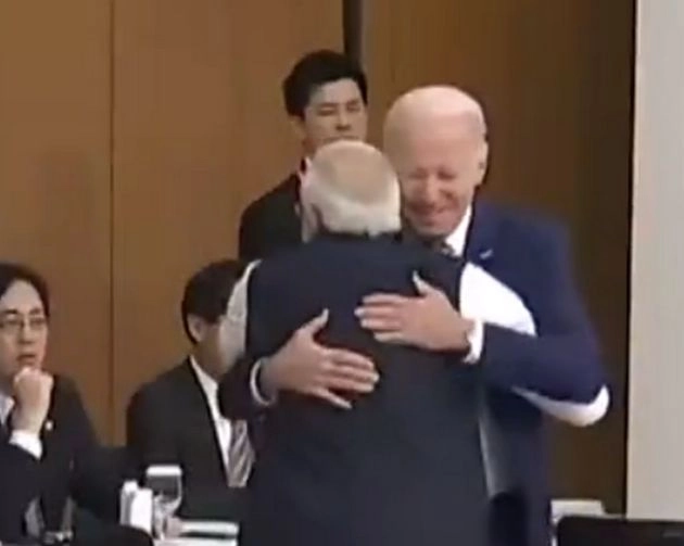G-7 में पीएम मोदी और राष्‍ट्रपति बाइडन की मुलाकात, दोनों ने एक-दूसरे को लगाया गले