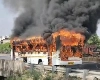 इंदौर से ब्यावरा जा रही बस में आग, बाल-बाल बचे यात्री