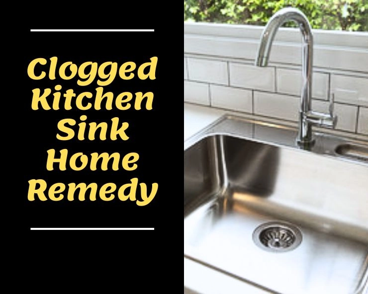clogged kitchen sink home remedy