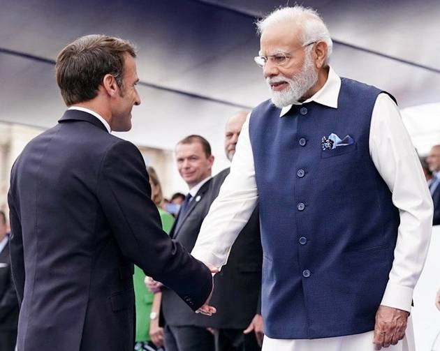 PM Modi with france president