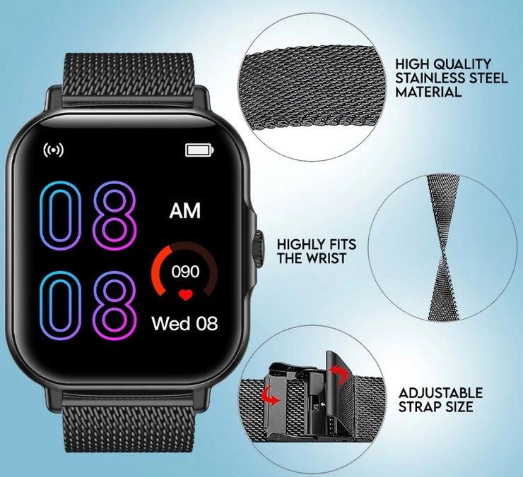 899 रुपए की pTron की धमाकेदार 'रिफ्लेक्ट कॉल्ज' स्मार्टवॉच, जानिए फीचर्स - pTron Reflect Callz Smartwatch