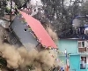 नैनीताल में भरभराकर गिरा दो मंजिला मकान