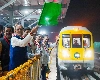 Indore : CM शिवराज ने इंदौर मेट्रो को दिखाई हरी झंडी, बोले- टूव्हीलर से सस्ता पड़ेगा इसका सफर