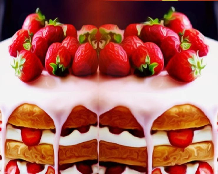 वैलेंटाइन डे रेसिपी : Delicious Strawberry Cake से करें पार्टनर को खुश