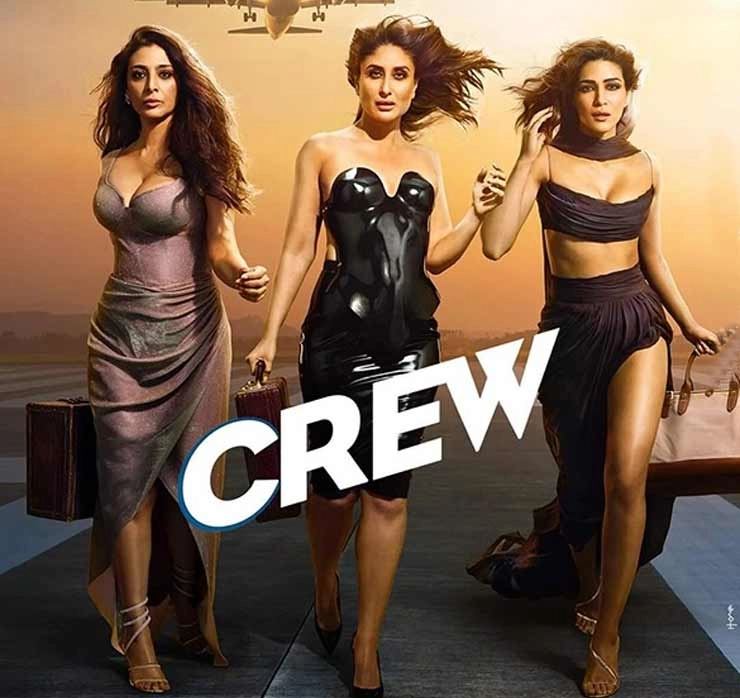 crew movie p review starring kareen kapoor khan tabu kriti sanon and details - crew movie check starcast director relase date and other details