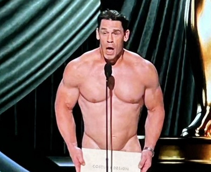 Oscars 2024 John Cena Goes Nude To Present Best Costume Design Awards - Oscars 2024 John Cena Goes Nude To Present Best Costume Design Awards