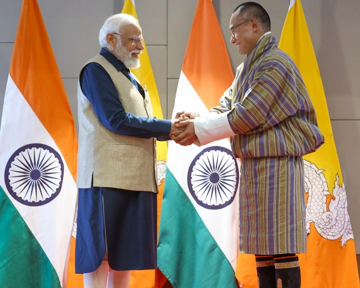 PM मोदी का भूटान दौरा, कई समझौता ज्ञापनों पर किए हस्ताक्षर - Many MoUs signed between India and Bhutan