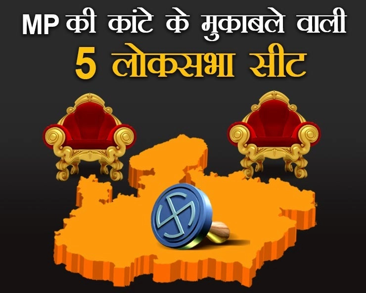 मध्यप्रदेश की 5 ऐसी लोकसभा सीटें जहां के नतीजे चौंका सकते है! - 5 such Lok Sabha seats of Madhya Pradesh where the results can surprise!