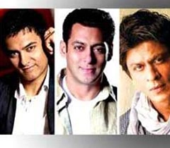 तीनों खान साथ बैठ देखेंगे पीके - Aamir Khan, Shahrukh Khan, Salman Khan, PK