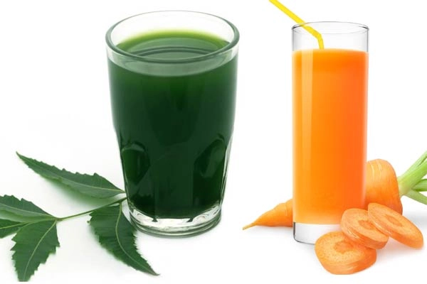 carret and neem juice