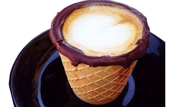 येथे आइस्क्रीम कोनमध्ये मिळते कॉफी