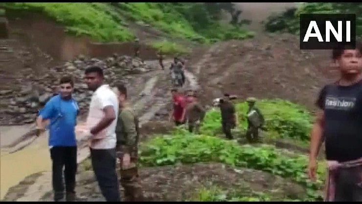 Landslide hits army camp in Manipur