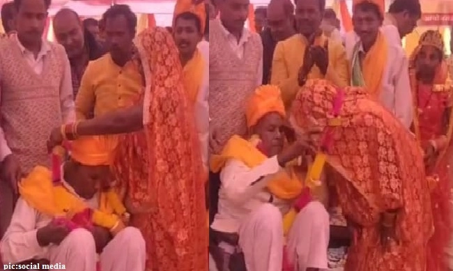 75 वर्षाचा नवरदेव 65 वर्षांची नवरी, मुख्यमंत्री कन्या विवाह योजनेत अनोखा विवाह