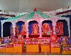 चैत्र नवरात्रीनिमित्त मंगळग्रह मंदिरात देवीच्या साडेतीन शक्तीपीठाची आरास