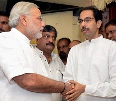 மகாராஷ்டிரா தேர்தல்: சிவசேனா - பா.ஜ.க. இடையே தொகுதிப் பங்கீட்டில் உடன்பாடு