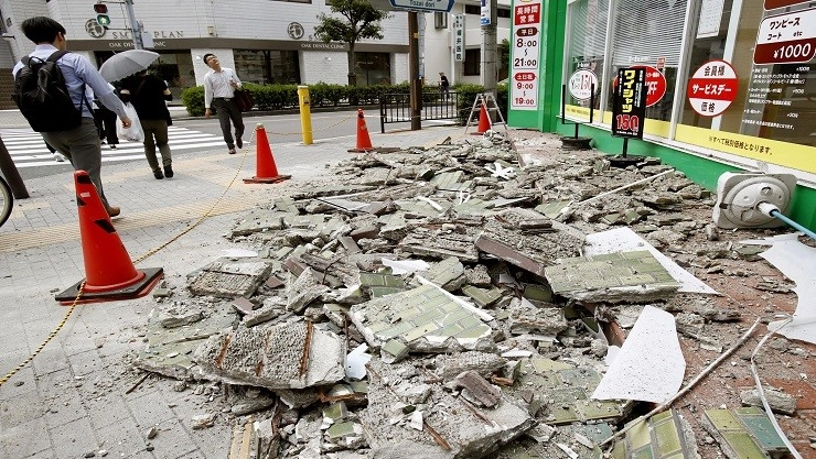 जपानमध्ये भूकंप, तीव्रता ६.१ रिश्टर स्केल