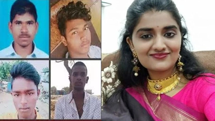 பிரியங்கா ரெட்டி கொலையாளிகள் 4 பேர் சுட்டுக்கொலை: பெரும் பரபரப்பு