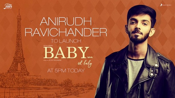 ராக்ஸ்டார் அனிருத்தின் #BabyOhBaby பாடல் வெளியானது!  வைரலாகும் வீடியோ