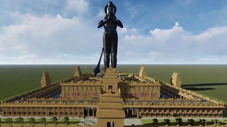 ரூபாய் 1200 கோடியில் அனுமான் சிலை: சாமியாரின் அதிகாரப்பூர்வ அறிவிப்பு