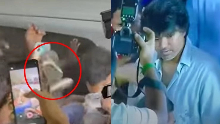 நடிகர் விஜய் மீது செருப்பு வீச்சு.. விஜயகாந்துக்கு அஞ்சலி செலுத்தியபோது அதிர்ச்சி சம்பவம்!