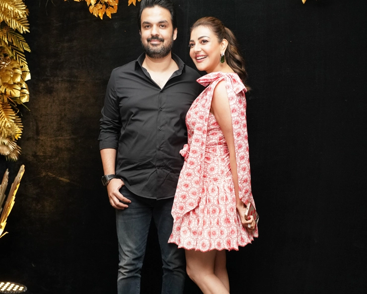 Kajal with his husband