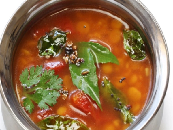 Curry leaves rasam
