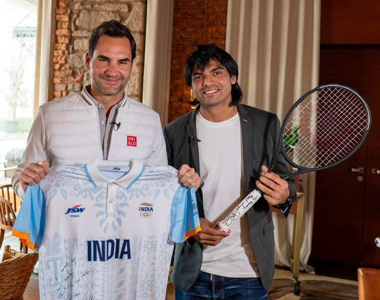 Roger Federer, Neeraj Chopra