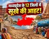 इंदौर-उज्जैन सहित मध्यप्रदेश के 12 जिलों में सूखे की आहट, पश्चिमी रीजन में 20 से 59 फीसदी तक कम बारिश