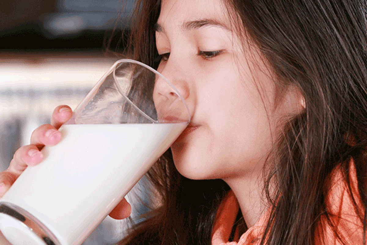 milk in breakfast