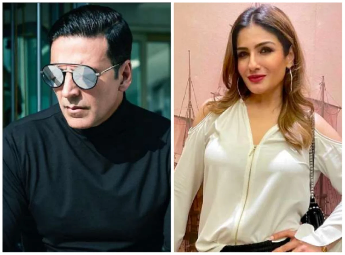 Raveena Tandon and Akshy Kumar