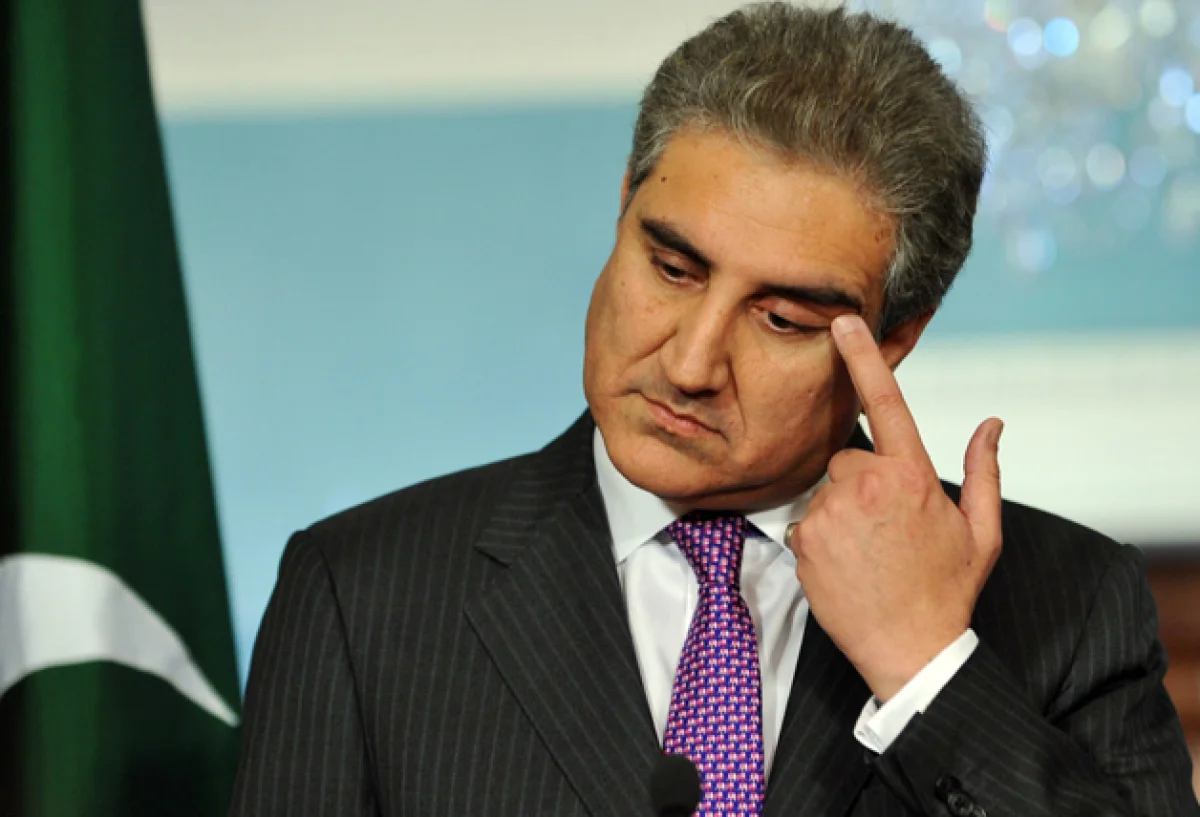 Pakistani minister shah mehmood qureshi
