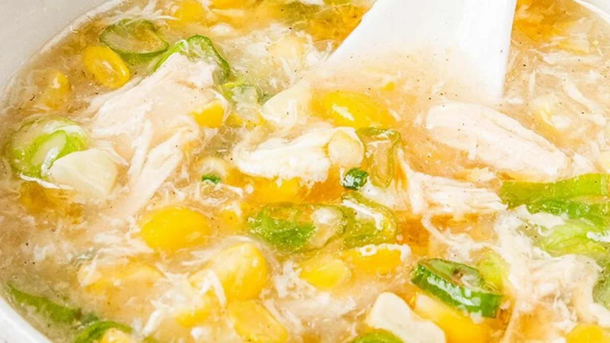 கார்ன் முட்டை சூப்