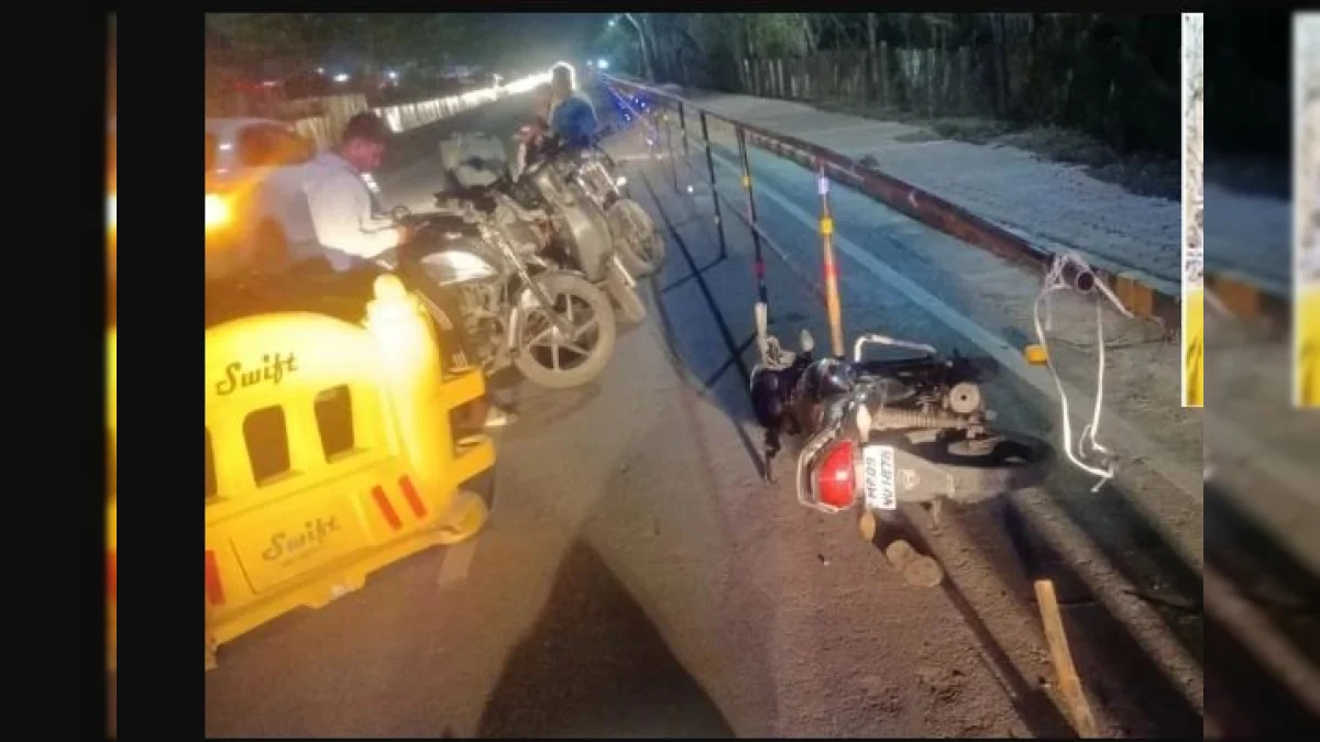 इंदौर में एयरपोर्ट रोड़ पर हादसे में निगमकर्मी की मौत, मेट्रो प्रबंधन पर लापरवाही के आरोप
