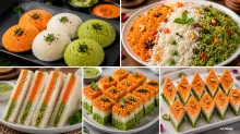 Independence Day Recipes 15 ऑगस्ट स्वातंत्र्य दिन विशेष खास तिरंगा रेसिपीस