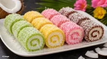 Colorful Coconut Rolls रक्षाबंधनाला बाजारातून आणण्यापेक्षा घरीच बनवा 'रंगीबेरंगी मिठाई' Colorful Coconut Rolls रक्षाबंधनाला बाजारातून आणण्यापेक्षा घरीच बनवा 'रंगीबेरंगी मिठाई'