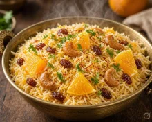 ''ऑरेंज राईस'' संत्र्याचा ताजा रस आणि मसाल्यांचा भन्नाट सुगंध! Sunday Special Recipe
