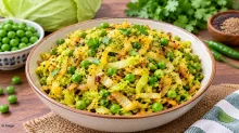 Cabbage Peas Stir Fry स्वादिष्ट आणि पौष्टिक सुकी भाजी ''कोबी मटार'' Cabbage Peas Stir Fry स्वादिष्ट आणि पौष्टिक सुकी भाजी ''कोबी मटार''