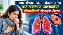 श्वास घेण्यास त्रास, खोकला आणि छातीत जडपणा जाणवतोय? ब्राँकायटिसची 'ही' लक्षणे ओळखा! श्वास घेण्यास त्रास, खोकला आणि छातीत जडपणा जाणवतोय? ब्राँकायटिसची 'ही' लक्षणे ओळखा!