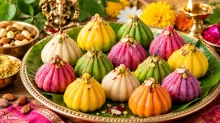 बाप्पाच्या प्रसादासाठी गरम गरम रंगीबेरंगी उकडीचे मोदक बनवा Multicolor Ukadi Modak Recipe बाप्पाच्या प्रसादासाठी गरम गरम रंगीबेरंगी उकडीचे मोदक बनवा Multicolor Ukadi Modak Recipe