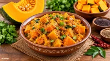 पितृपक्षात नैवेद्याच्या ताटात महत्वाची सात्विक आणि पारंपरिक ''लाल भोपळ्याची भाजी'' रेसिपी पितृपक्षात नैवेद्याच्या ताटात महत्वाची सात्विक आणि पारंपरिक ''लाल भोपळ्याची भाजी'' रेसिपी